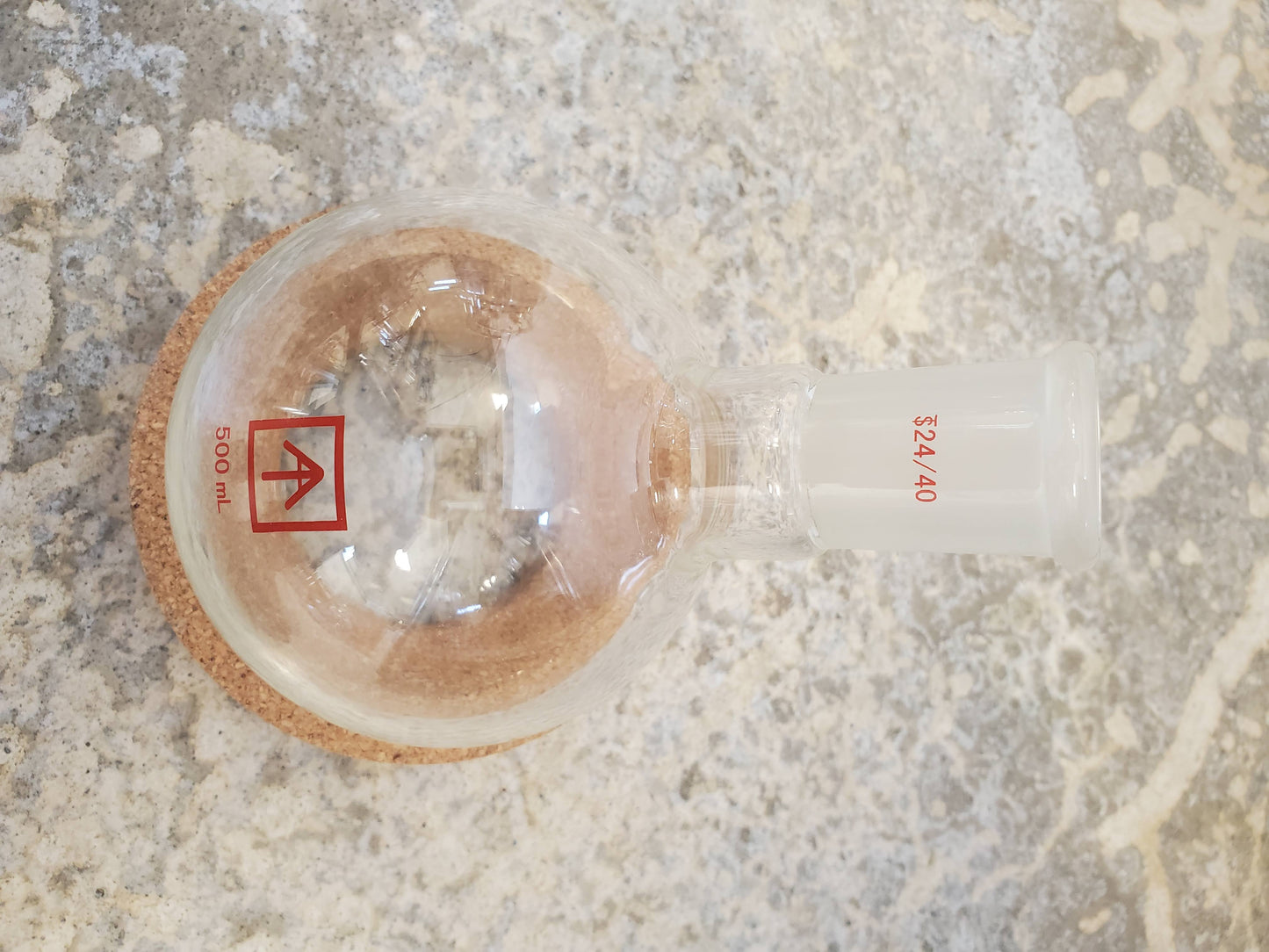 500ml Glass receiving flask 24/40