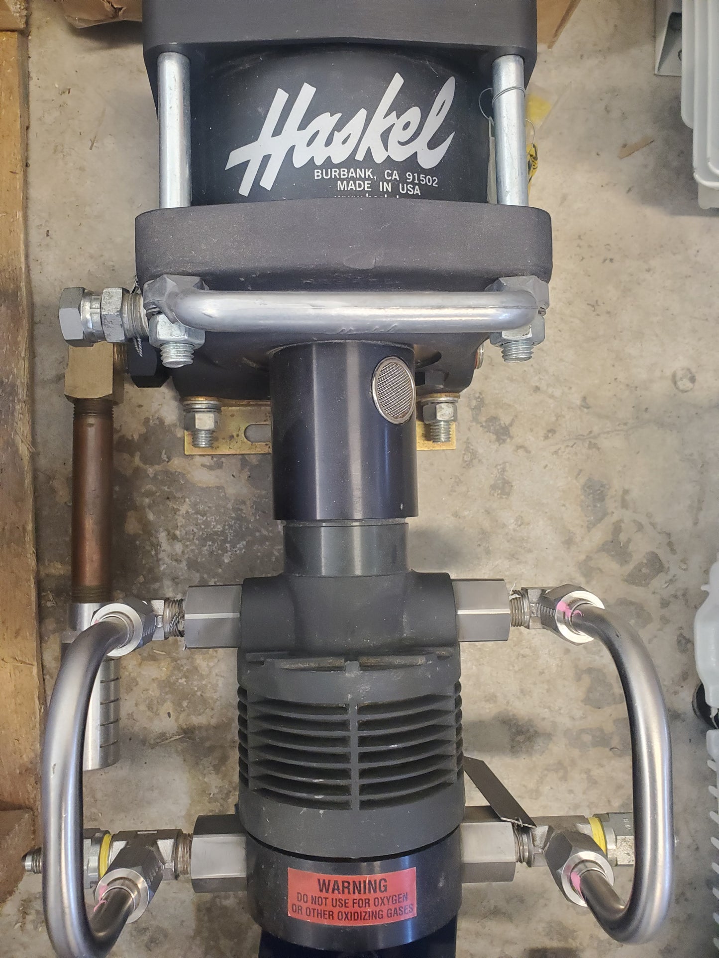 Haskel EXT420 hydrocarbon extraction pump